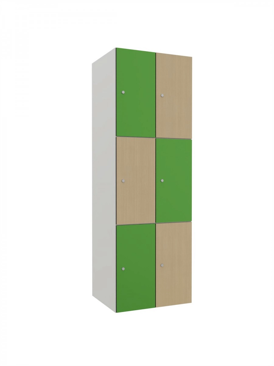 Modularer Metallschrank mit HPL