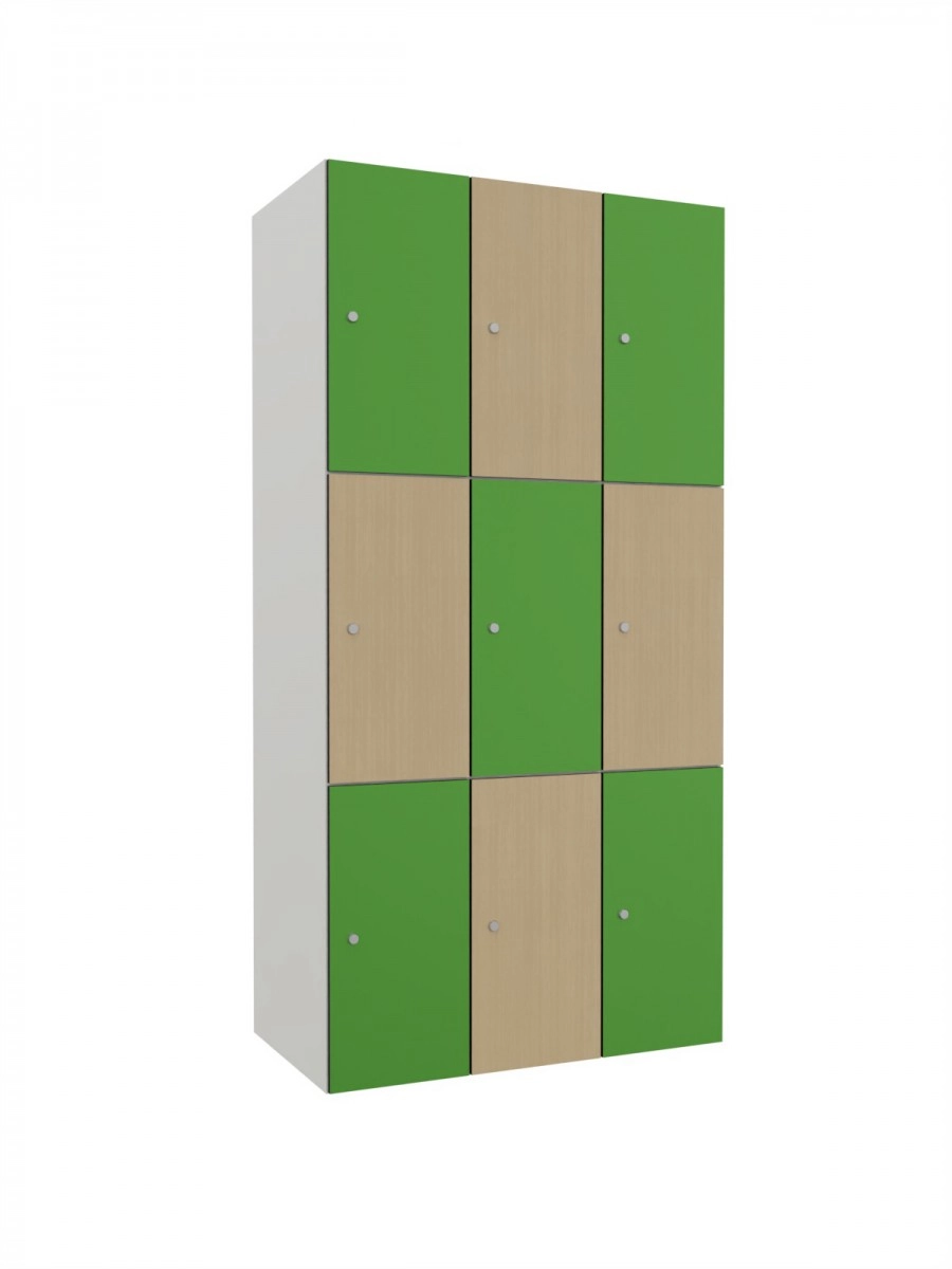 Modularer Metallschrank mit HPL