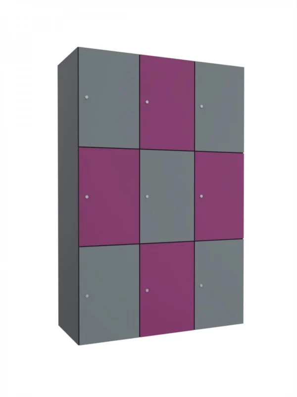 Modularer Metallschrank mit HPL