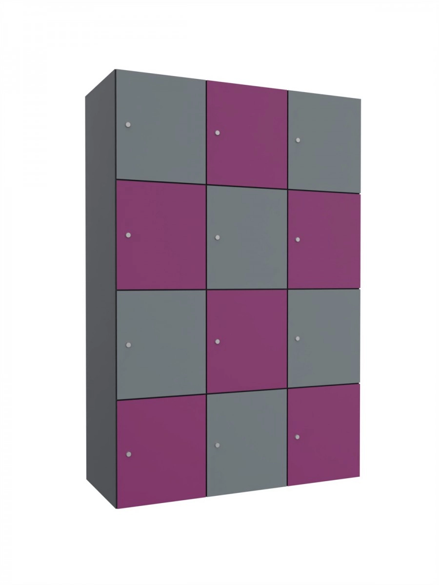 Modularer Metallschrank mit HPL