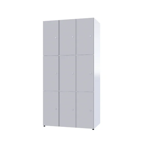 Modularer Metallschrank mit HPL