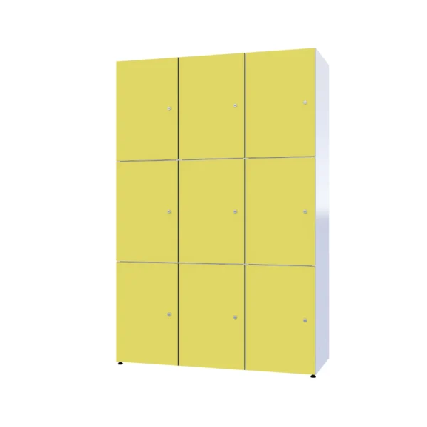 Modularer Metallschrank mit HPL