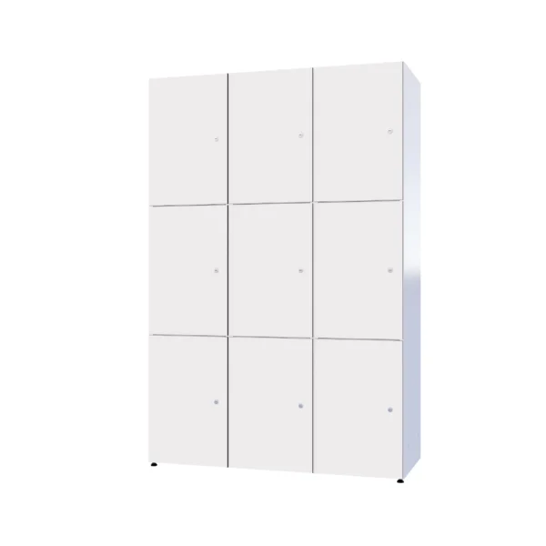 Modularer Metallschrank mit HPL