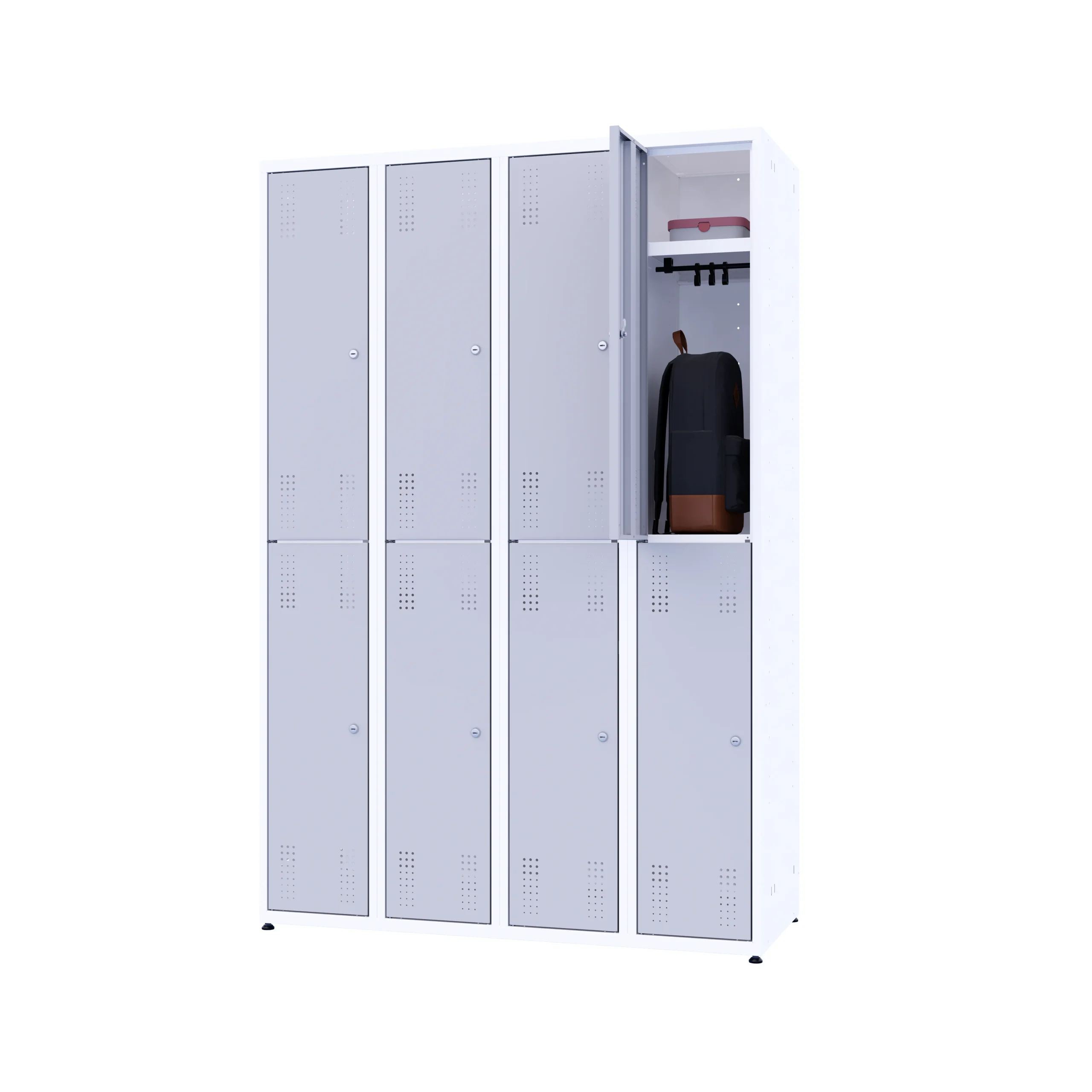Metall-Schließfach-Garderobenschrank – Vela – Bild 61