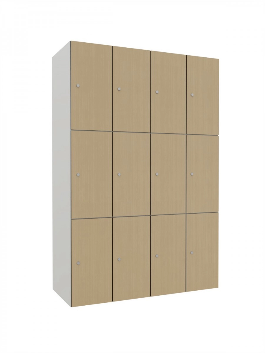 Modularer Metallschrank mit HPL