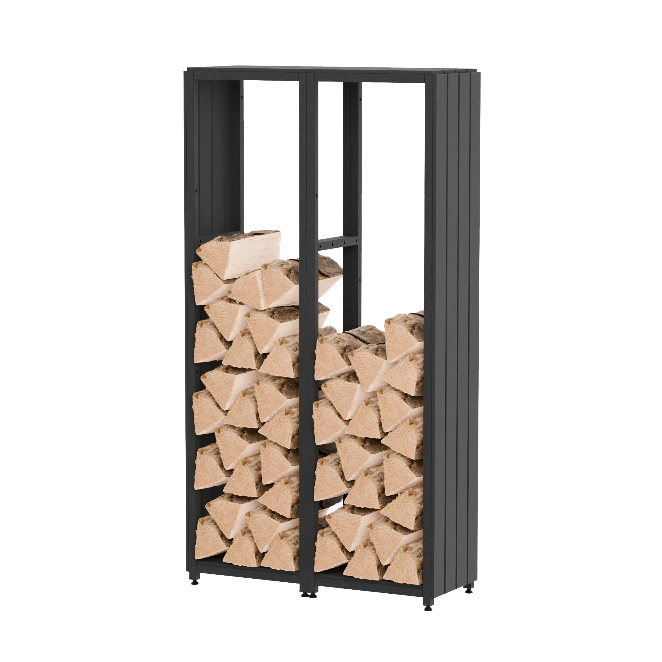 Stojak na drewno metal+hpl